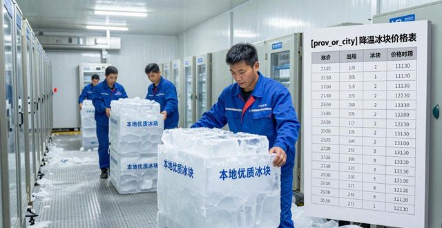 苏州吴中区降温冰块多少钱一吨？本地制冰厂报价来了